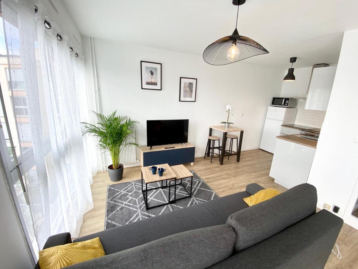 Appartement L'Industriel Chic, 2 Pieces Avec Vu Imprenable Sur Rouen Extérieur photo
